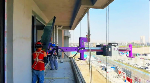 BVL-serie: zware glazen hijsapparatuur die problemen bij de installatie van hoge gebouwen en grote panelen oplost