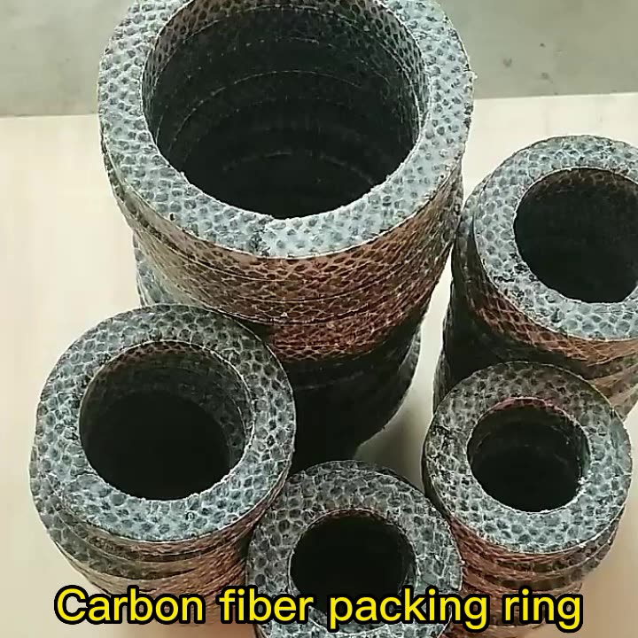 high quality high temperature resistance valve carbon fiber gland packing ring1