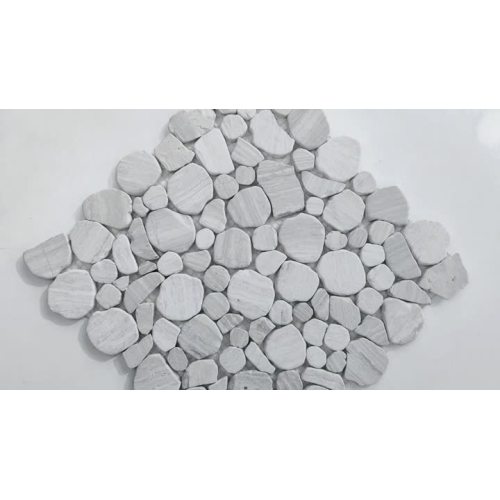 Irregular Penny Round Marble Mosaic