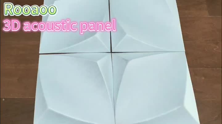 3D acoustic wall panel 