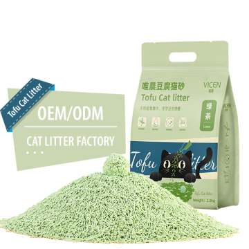 Tofu Cat Litter Green Tea 1.5mm 2.8kg
