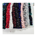 Stretch Broidered Sequin Velvet Fabet pour robe robe de soirée Tabrics Sequin broderie Fabric1