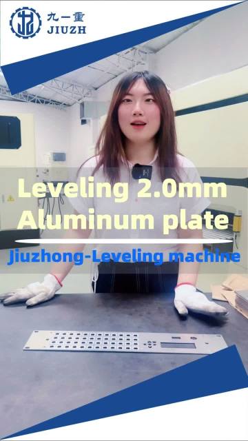 2.0mm stamped aluminum sheet leveling machine