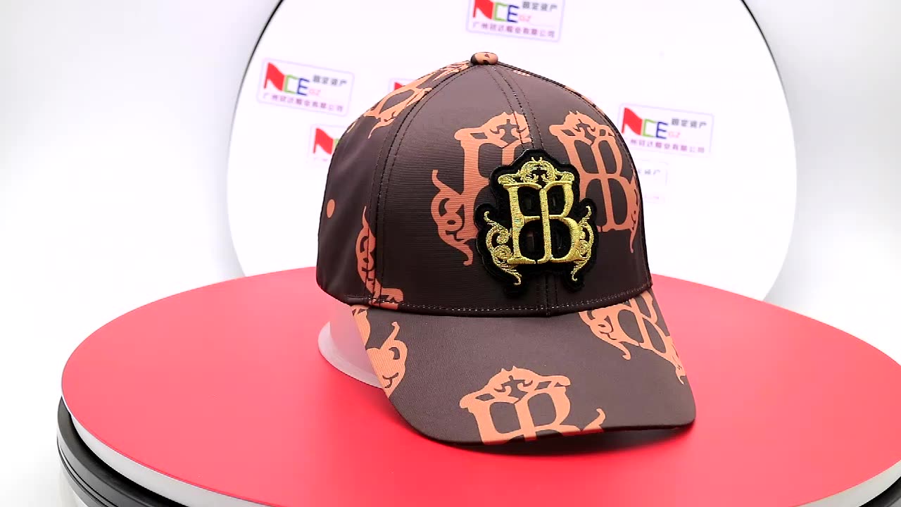 Cappello da baseball di stampa sublimazione