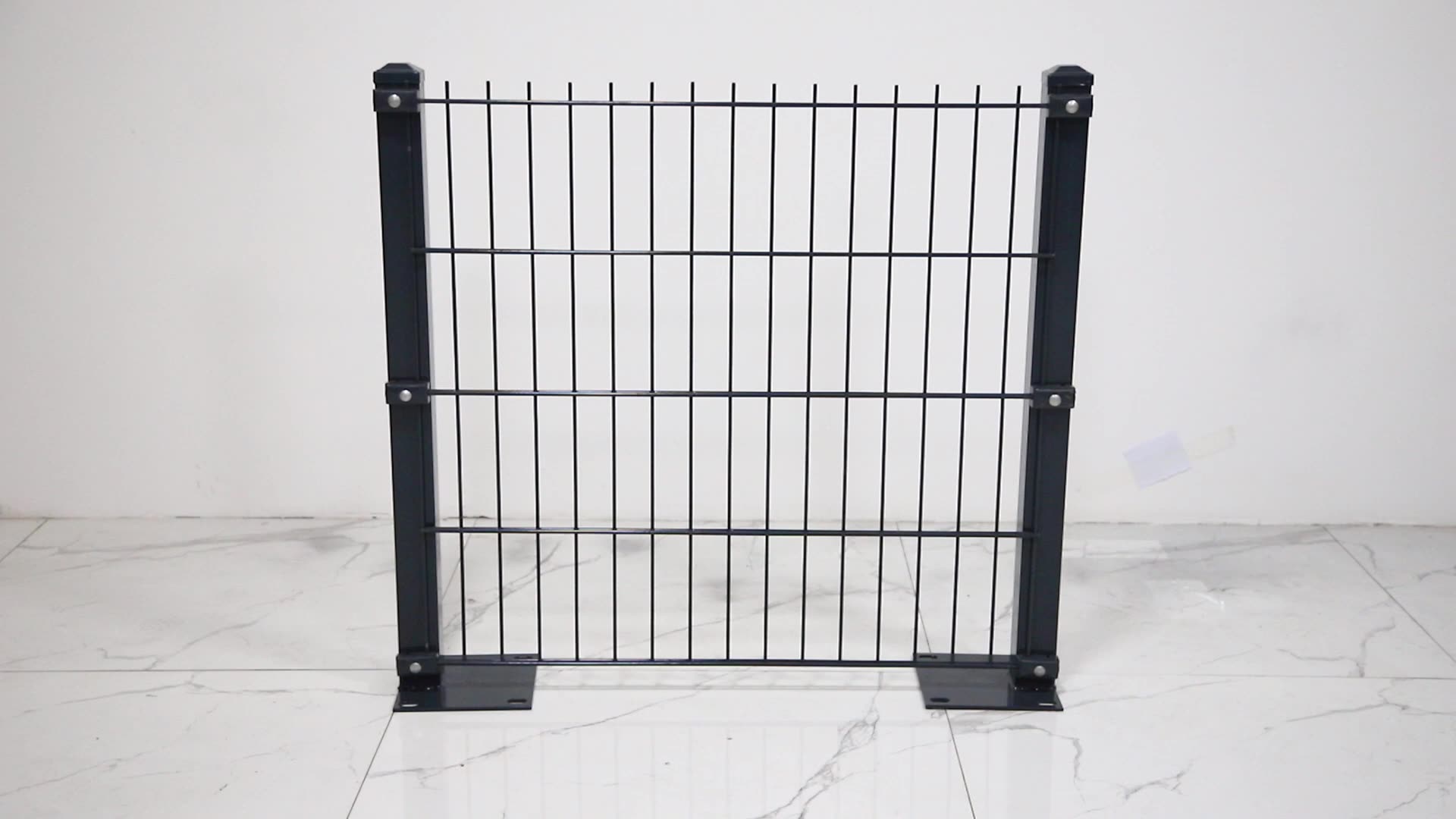 Jualan Panas Berkualiti Tinggi Galvanized PVC/Serbuk Bersalut Pagar Double Wire 868/656/545 Fence Mesh Welded1