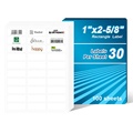 1"X2.625" 100 Sheets Stickers Self Adhesive Blank Sticker Sheet 11"X8.5" Letter Size Sticker Labels Sheets1