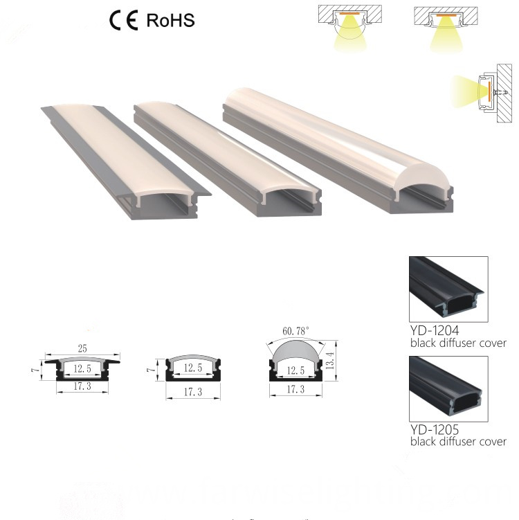 factory price OEM ODM specialized extrusion LED light shade plastic diffuser LED lamp housing