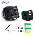 LCD Display Guitar Tuner System, Equalizer Pickups, and Pedals for Semi-Acoustic Guitars1