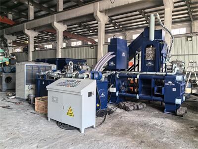 Chips de hierro fundido horizontal Briquetting Press