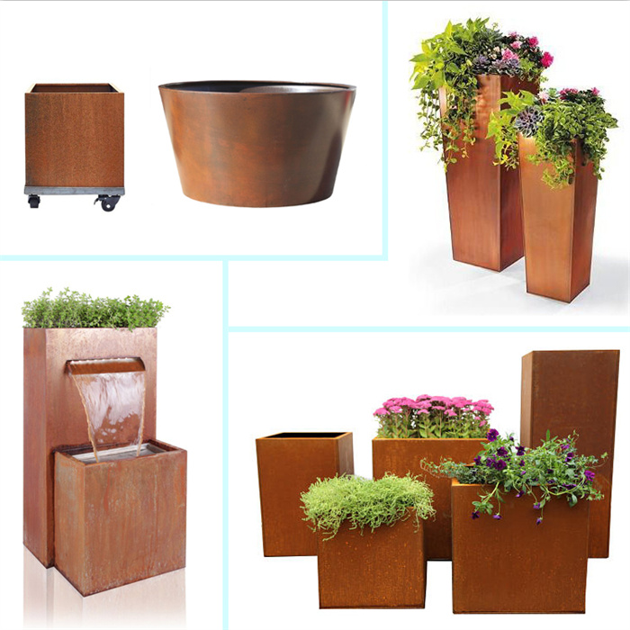 Square Plant Pots Outdoor