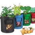 Filzblumentöpfe 1 3 5 7 10 15 20 30 100 Gallonen Filzkartoffel Bag Garten Pflanzer Bag Kartoffel wachsen Bag11