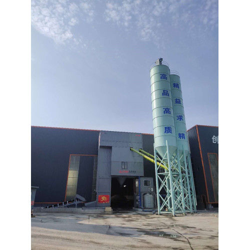 HZS180D vertical lifting mixing plant has been put into operation successfully.