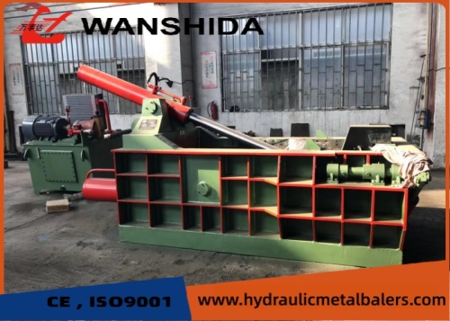 O reciclador de metal libanês aumenta a eficiência com Wanshida Y83-250 Baler de metal hidráulico