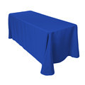 90X156 Polyester Rectangle Tablecloth for Wedding1