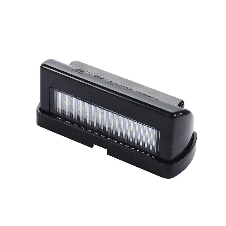 Imọlẹ funfun 12v_24v aṣiṣe ọfẹ 6 LED iwe-aṣẹ Plate Pari itanna Imọlẹ Iwe-aṣẹ -