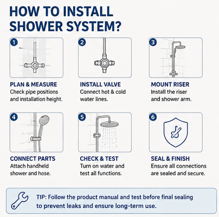 How to Install Shower System?