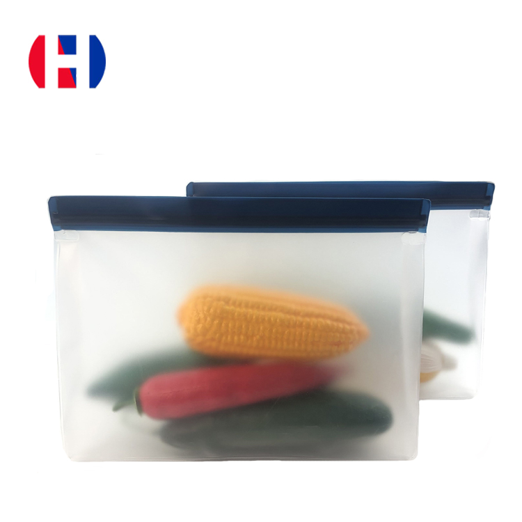 Food Snack Fleisch Fruchtlöchter Leckdosen Peva Gefrierschrank wiederverwendbares Sandwich Aufbewahrung Lunchtaschen stehen wiederverwendbare Taschen Hoz Kitchenware11