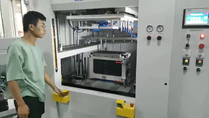 Máquina de soldadura de placa caliente para caja de filtro
