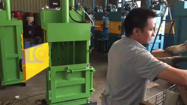 Vertical small size baler