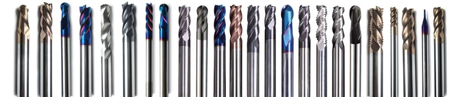 Solid Carbide Precision Tools 4 Flutes Chamfer End Mill V Groove For Copper Aluminum Metal 0