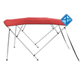 Marine-Grade 600D Aluminum Shade Boat Cover - Waterproof & UV Proof Bimini Top1