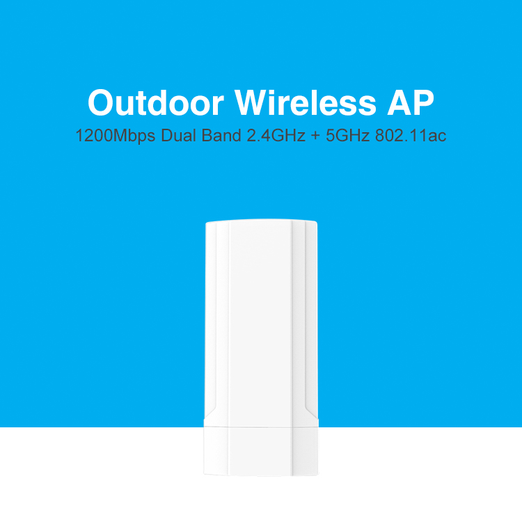 2km 900Mbps 5.8GHz CPE Външна точка до точка на дълъг обхват Wifi Разстояние Poe AP ​​Безжичен мост Рутер Точка за достъп1