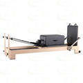 Modern Wood Material Fitness Pilates Reformer for Home Use1