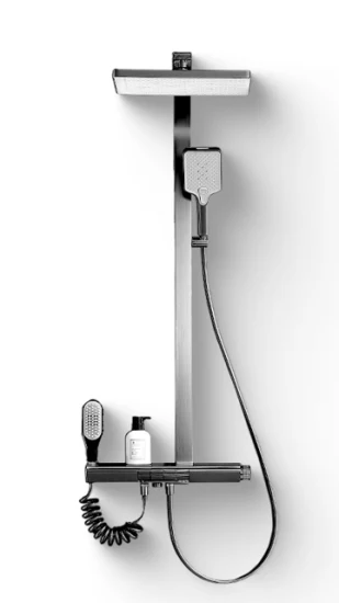 Zb4045A High Pressure Space Aluminum Rainfall Bathroom Shower Set for Home1