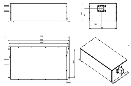 Neu gestartetes Hochleistungs -CW 355nm -Laser bis zu 1W.