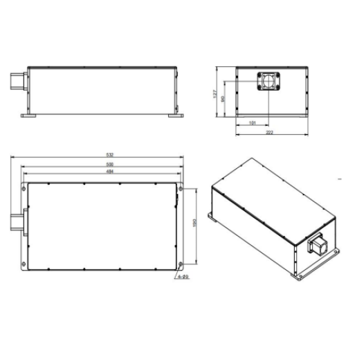 Neu gestartetes Hochleistungs -CW 355nm -Laser bis zu 1W.