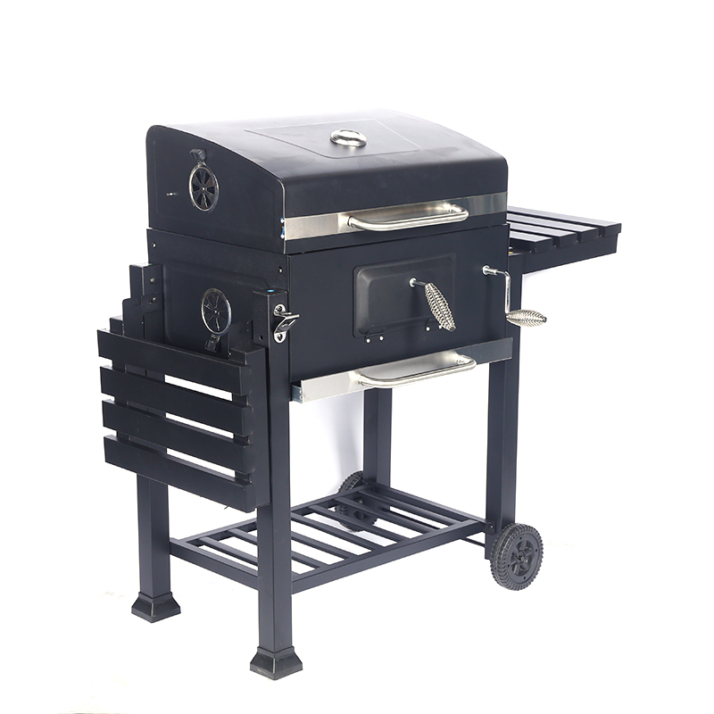 High quality Outdoor BBQ grill charcoal grill with wheels for sale