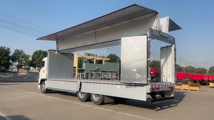 Camión de ala de propagación de Isuzu