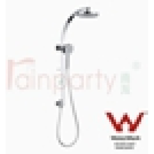 Mengalami Peningkatan Mandi Terbaik dengan Swan Design Design Curved Shower Set dan Chrome Handheld Shower