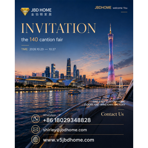 هل تخطط لزيارة معرض كانتون؟ قم بزيارة JBDHOME في فوشان