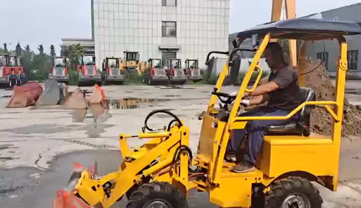 Nouvelle agriculture Machin de chargeur de roue avant électrique