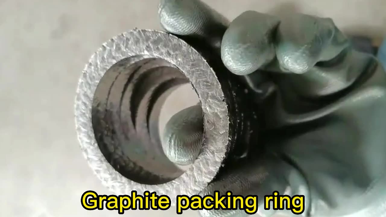 high quality braided graphite gland packing ring1