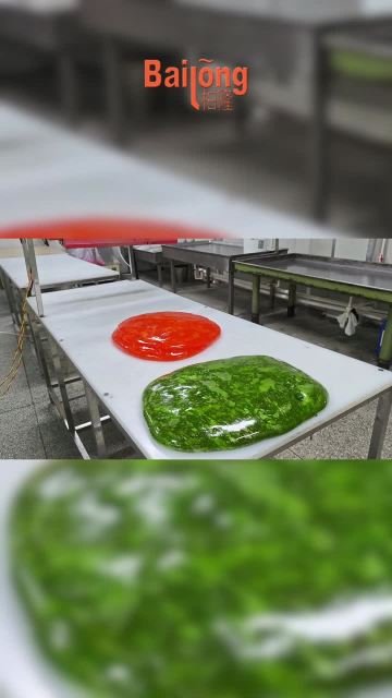 Dual-Flavor Dual-Colored Layer Pulled Confectionery Sticks