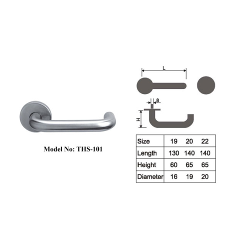 스테인레스 스틸 튜브 도어 레버 핸들의 장점