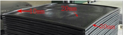 Rubber Golf Mat Base  Anti-Skid Protective Rubber Base&Tray For 150x150cm Golf Driving Range Mat