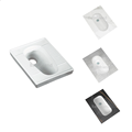 Bathroom Rectangular Colorful Marble Pattern Anti-Slip Toilet Slab1