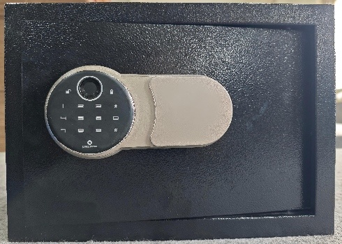 Cofre digital com impressão digital Bettersafe | Cofre de segurança eletrônica para escritório doméstico com teclado e chave de emergência