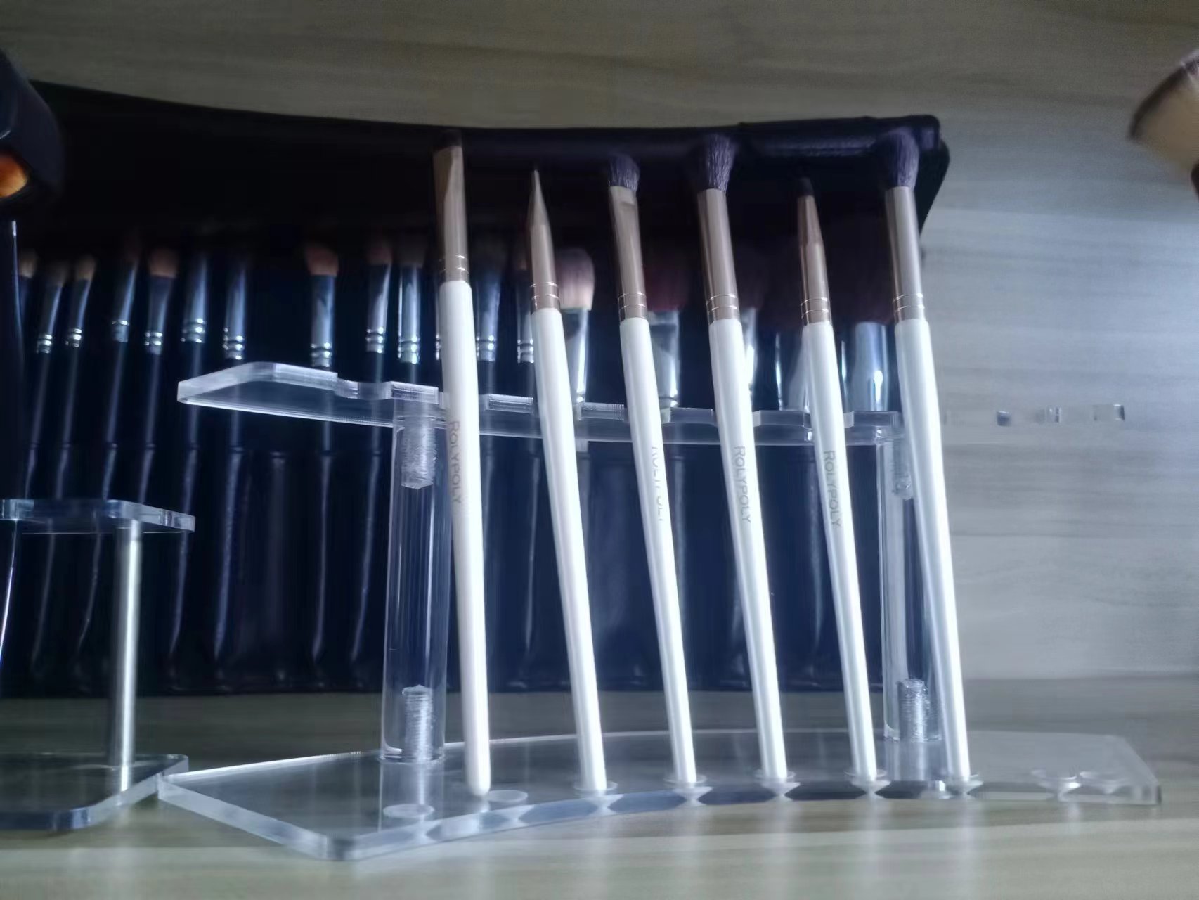 white makeup Brush mini set