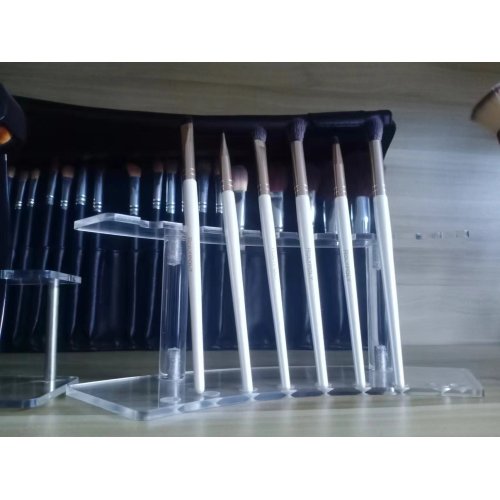 Brush de maquiagem branca mini conjunto