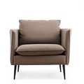 China Brown Leather Sectional Sofa Set for Living Room or Office1