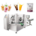 CE Futomatic Stand up Pouch Fruit Juice Ketchup Filling Packing Machine  Doy Sauce  Liquid Premade Bag Packing Machine1