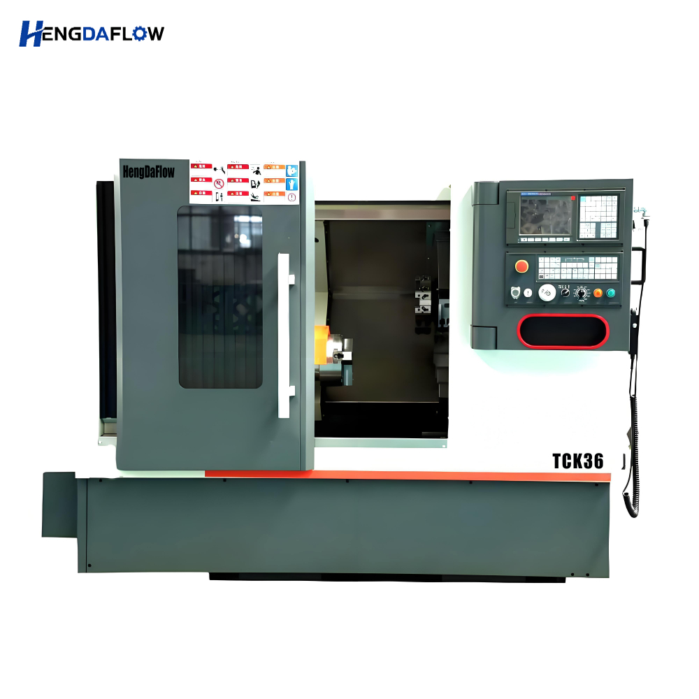 TCK36-Tornio CNC inclinato ad alta precisione a banco
