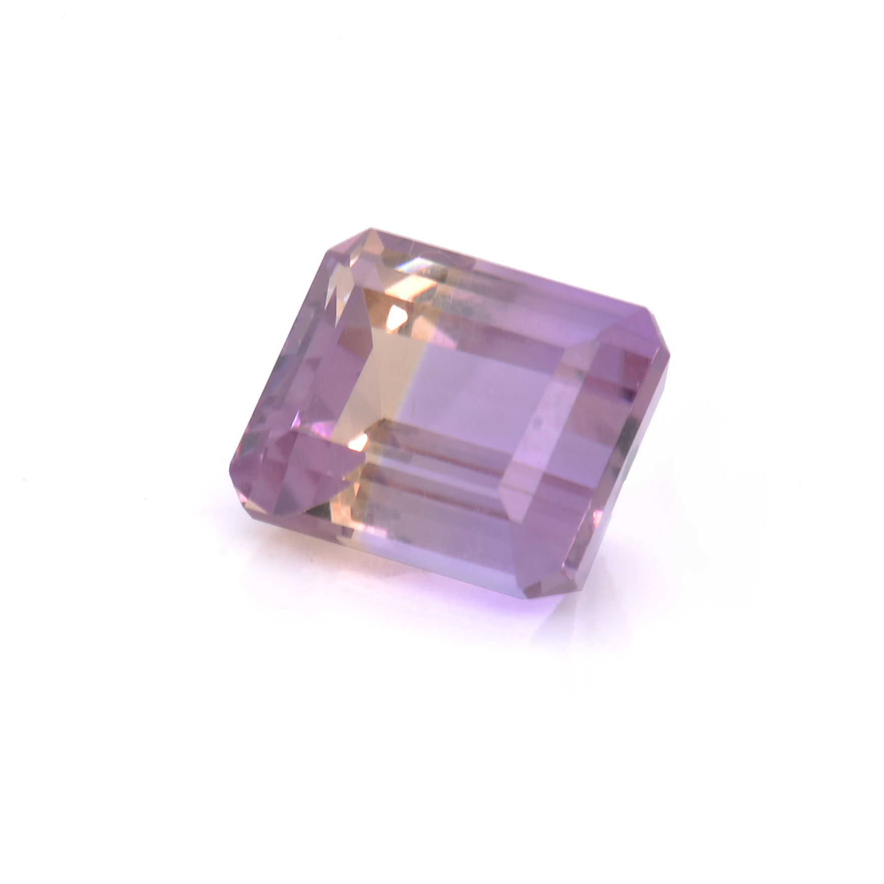 Low price good quality good cut natural ametrine two color gem stone for jewelry1