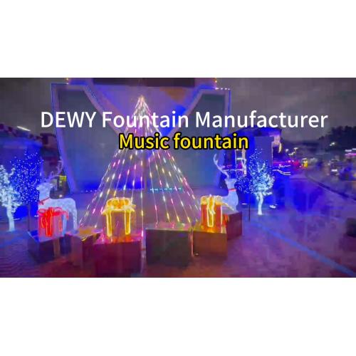 Ильаган ландшафтының шамдары + музыкалық фонтан жобасы