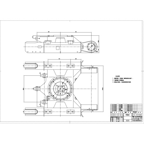 Design excavator drawings