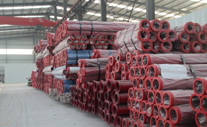 Concrete pump pipe factory